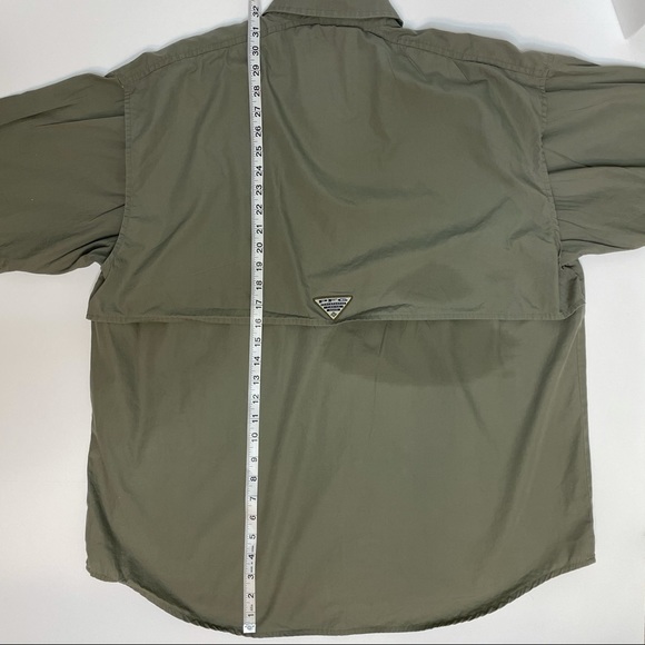 Columbia PFG Nylon Breathable S/S Button Shirt L - Picture 11 of 11